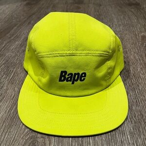 A Bathing Ape Neon Yellow Hat